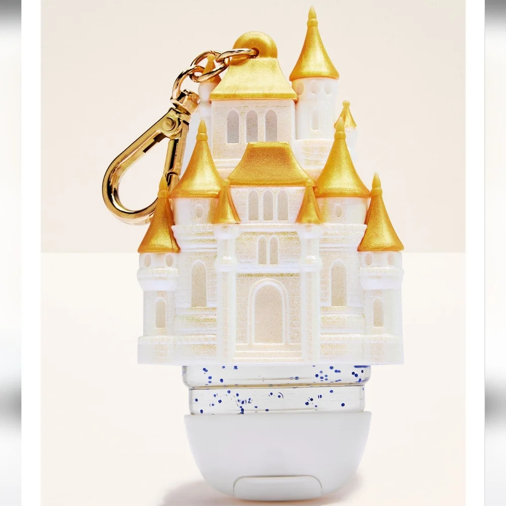 👑🤲NWT‼️Bath & Body Works Disney Princess Light-up Castle Holder w/ Sanitizers